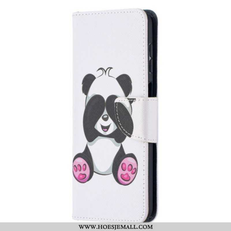 Leren Hoesje voor Samsung Galaxy M12 / A12 Panda-plezier