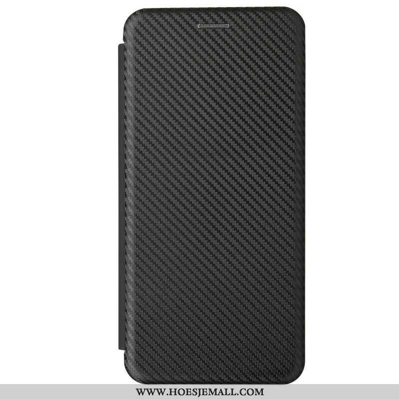 Bescherming Hoesje voor Samsung Galaxy M12 / A12 Folio-hoesje /koolstofvezel