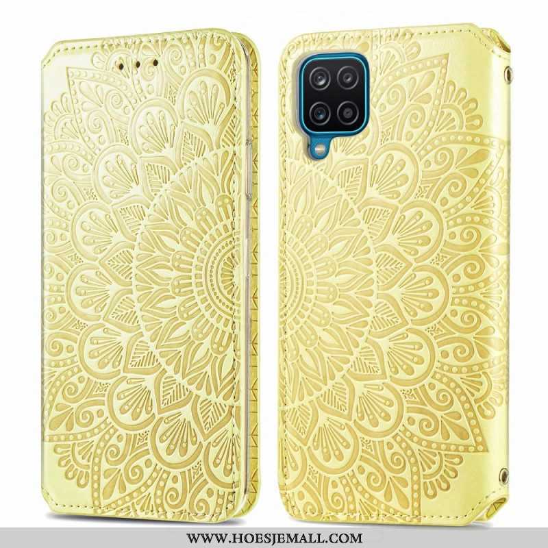 Bescherming Hoesje voor Samsung Galaxy M12 / A12 Folio-hoesje Mandala