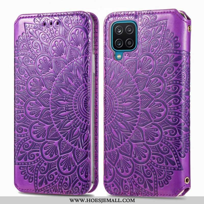 Bescherming Hoesje voor Samsung Galaxy M12 / A12 Folio-hoesje Mandala