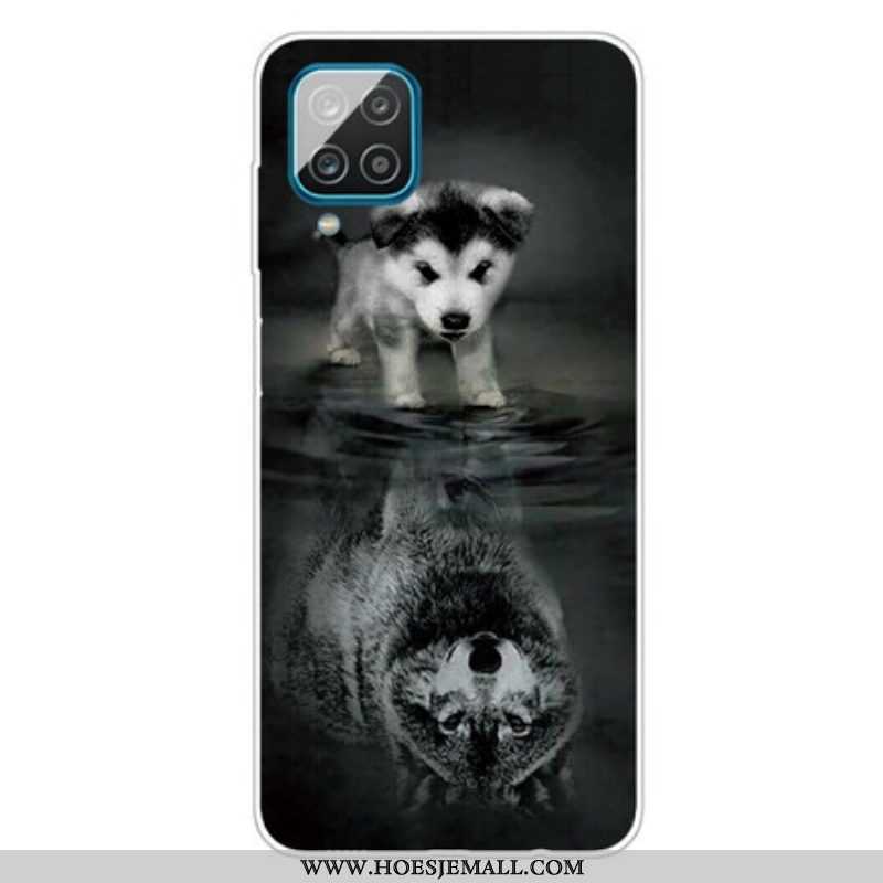 Hoesje voor Samsung Galaxy M12 / A12 Puppy-droom