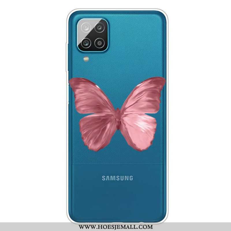 Hoesje voor Samsung Galaxy M12 / A12 Wilde Vlinders