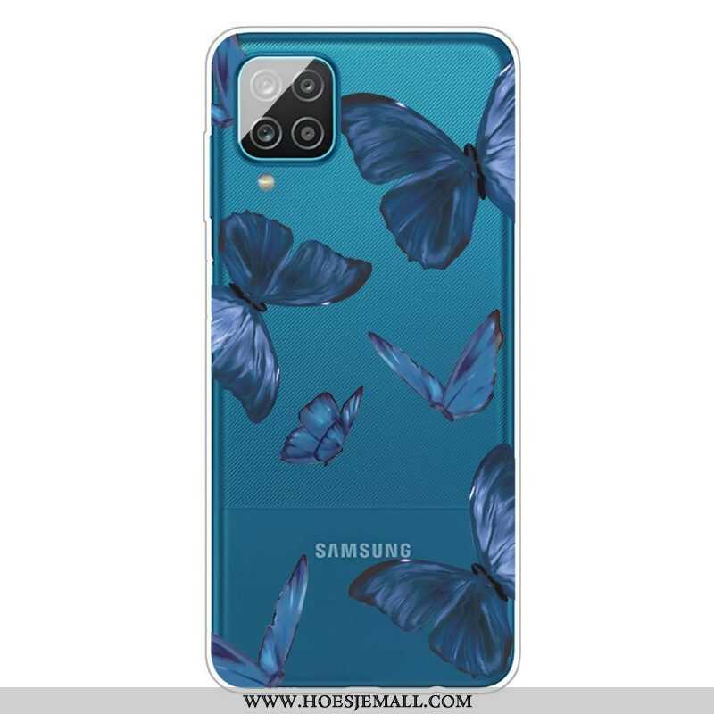 Hoesje voor Samsung Galaxy M12 / A12 Wilde Vlinders