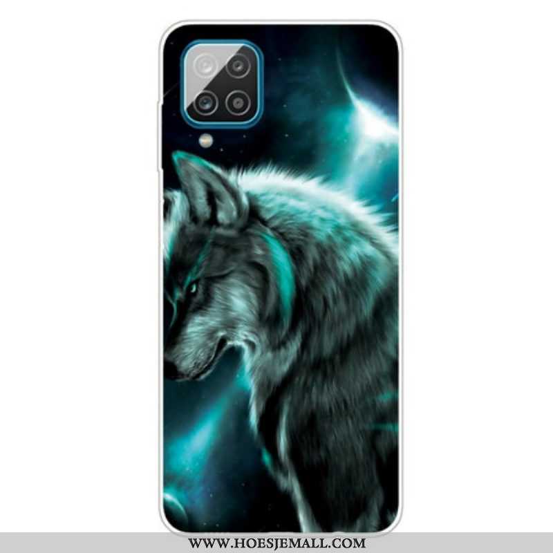 Hoesje voor Samsung Galaxy M12 / A12 Koninklijke Wolf