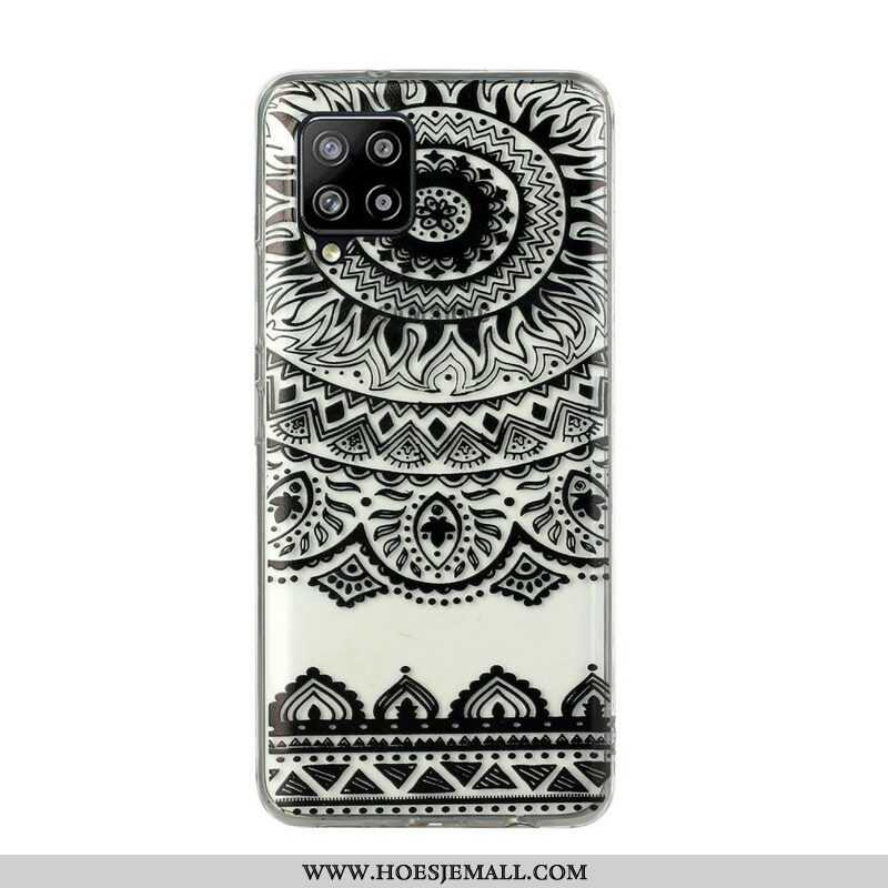 Telefoonhoesje voor Samsung Galaxy M12 / A12 Naadloze Bloemenmandala