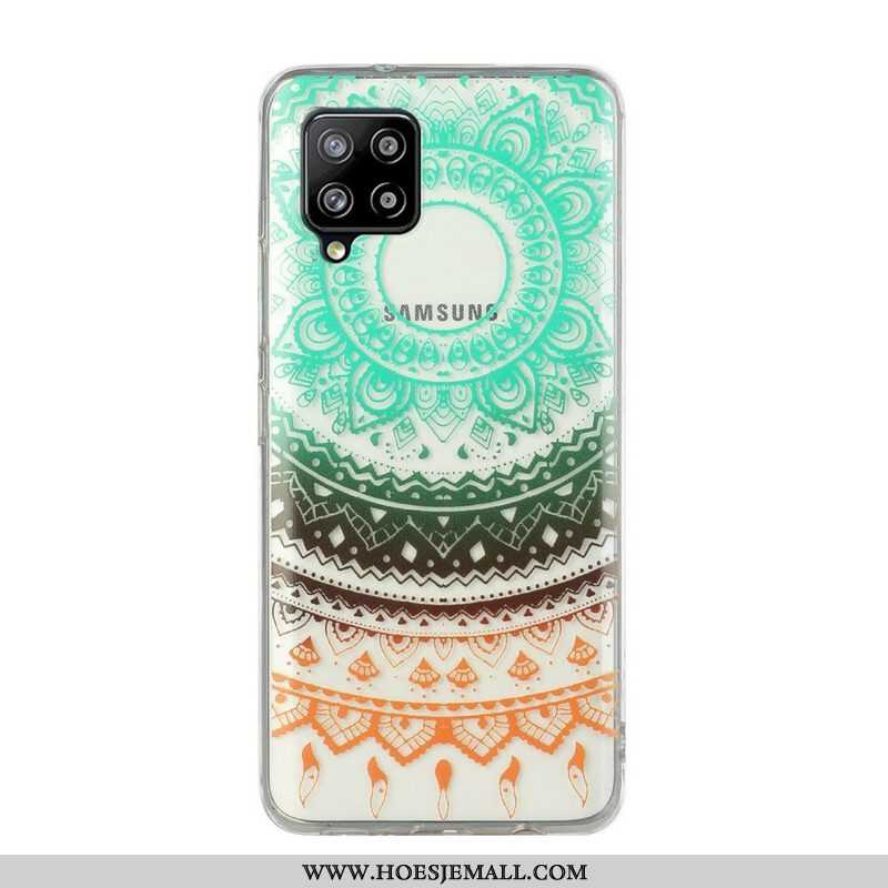 Telefoonhoesje voor Samsung Galaxy M12 / A12 Naadloze Bloemenmandala