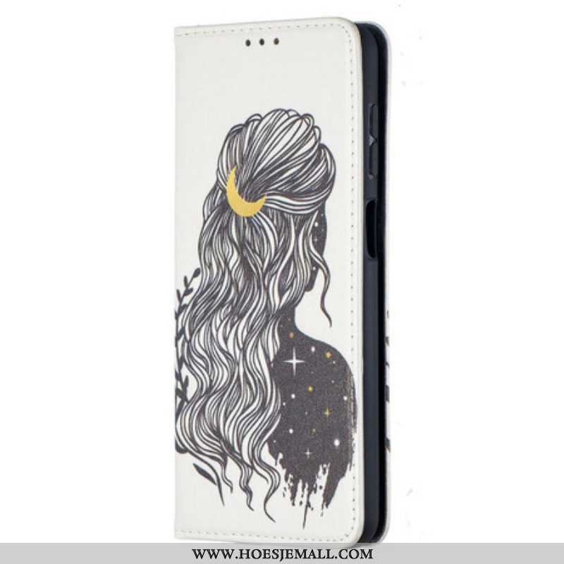 Bescherming Hoesje voor Samsung Galaxy M12 / A12 Folio-hoesje Mooi Haar