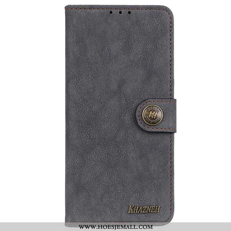 Leren Hoesje voor Samsung Galaxy M13 Khazneh Splitleer