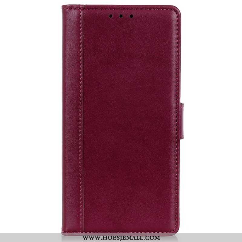 Flip Case voor Samsung Galaxy M13 Leren Styling