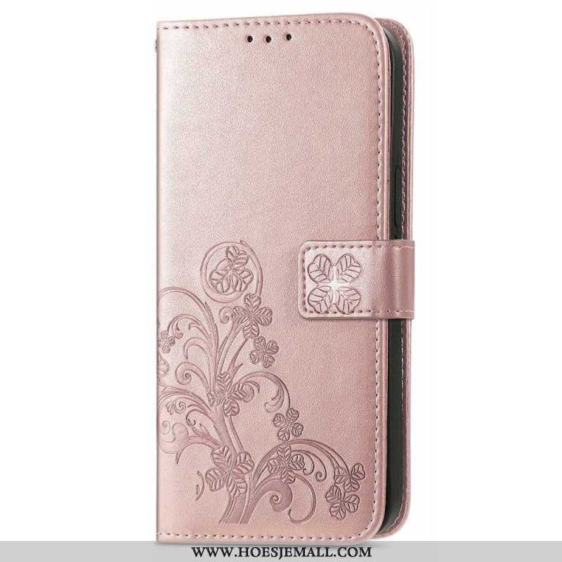 Folio-hoesje voor Samsung Galaxy M13 Bloemen Met Riem