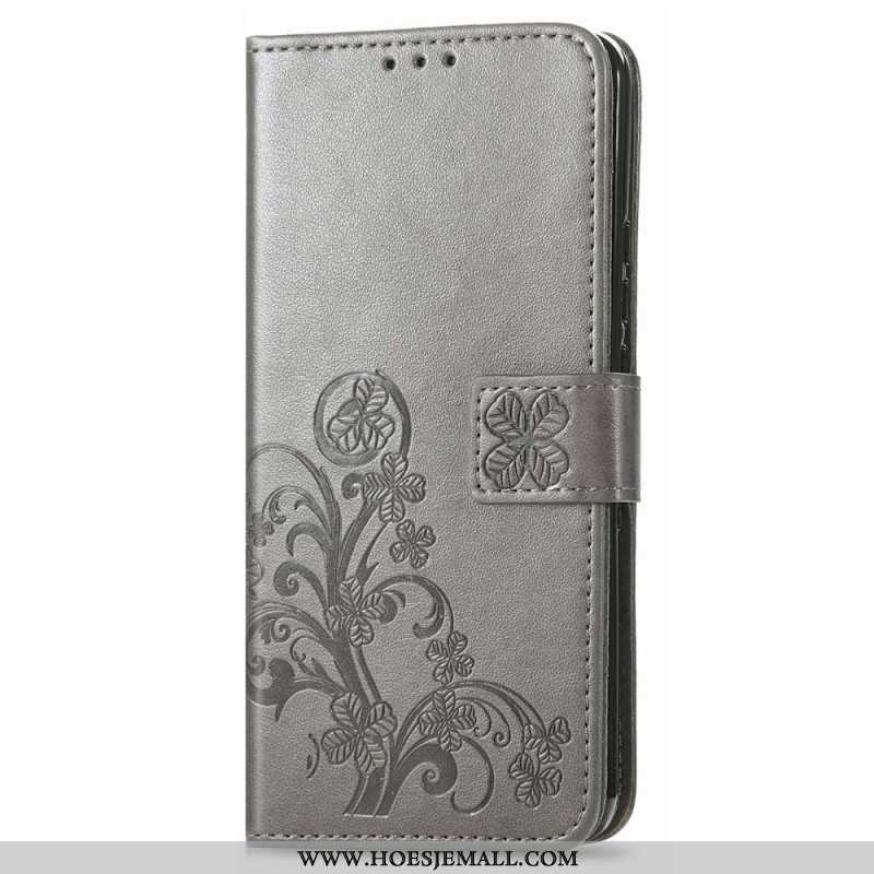 Folio-hoesje voor Samsung Galaxy M13 Bloemen Met Riem