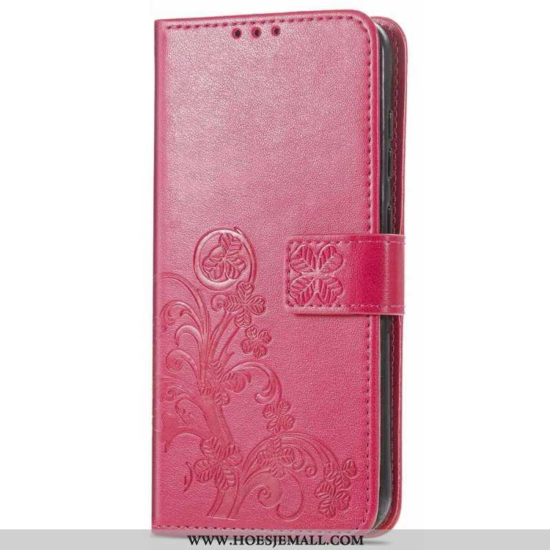 Folio-hoesje voor Samsung Galaxy M13 Bloemen Met Riem