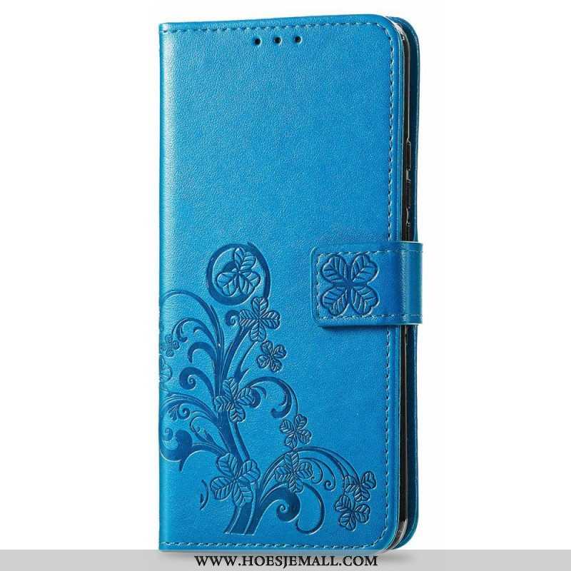 Folio-hoesje voor Samsung Galaxy M13 Bloemen Met Riem