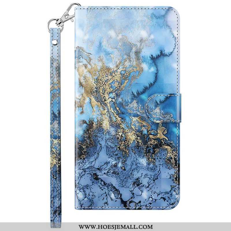 Folio-hoesje voor Samsung Galaxy M13 Abstractie Met Lanyard