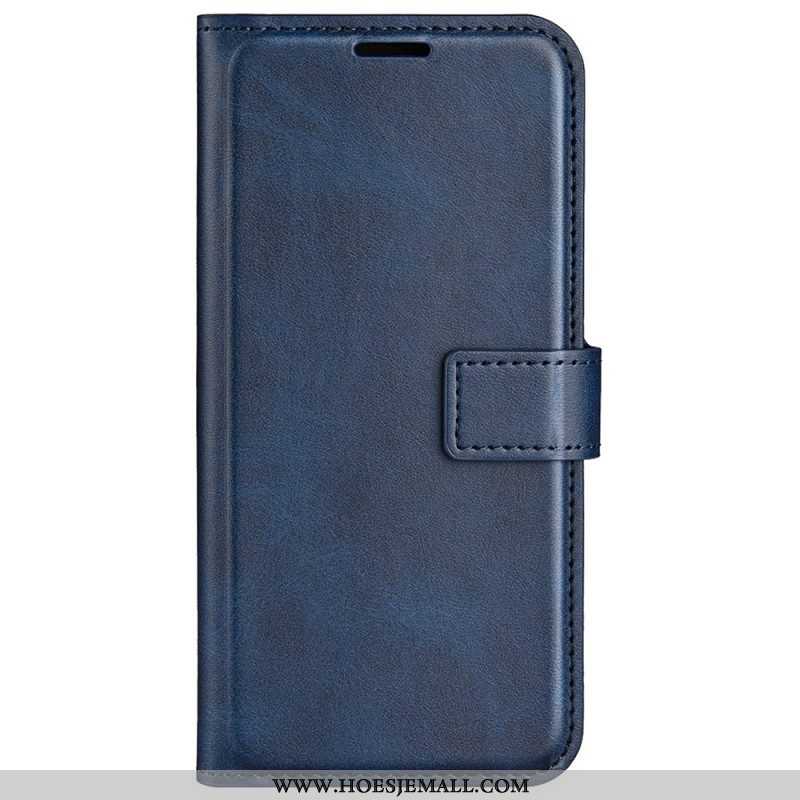 Folio-hoesje voor Samsung Galaxy M13 Slank Leereffect