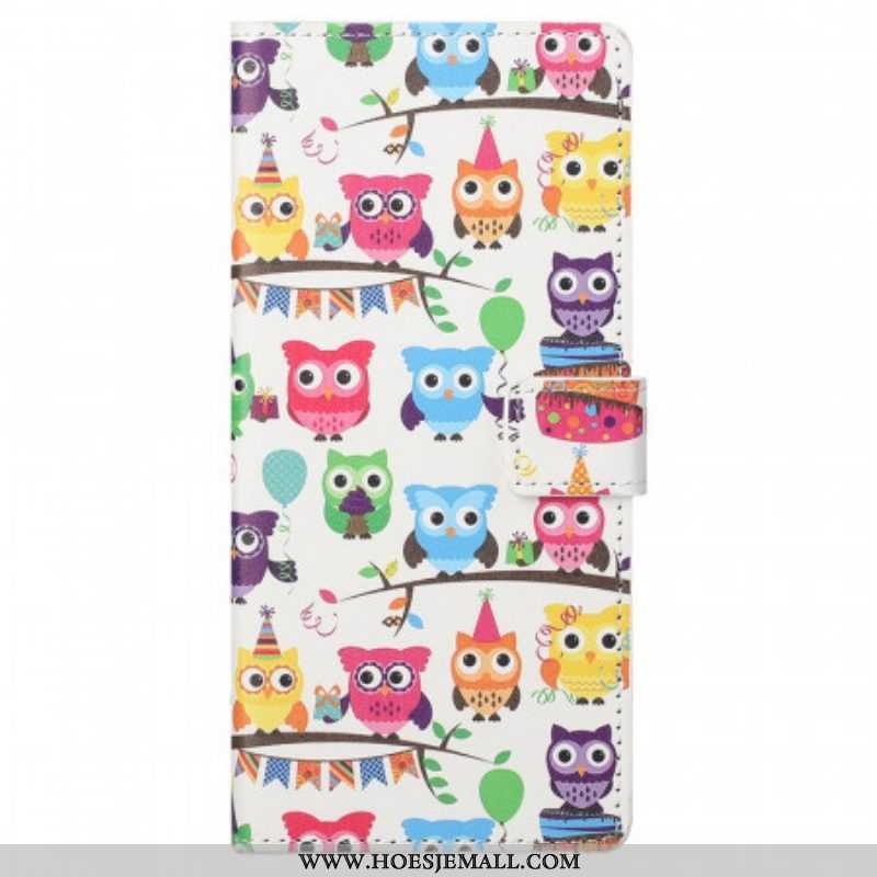 Folio-hoesje voor Samsung Galaxy M23 5G Uil Stam