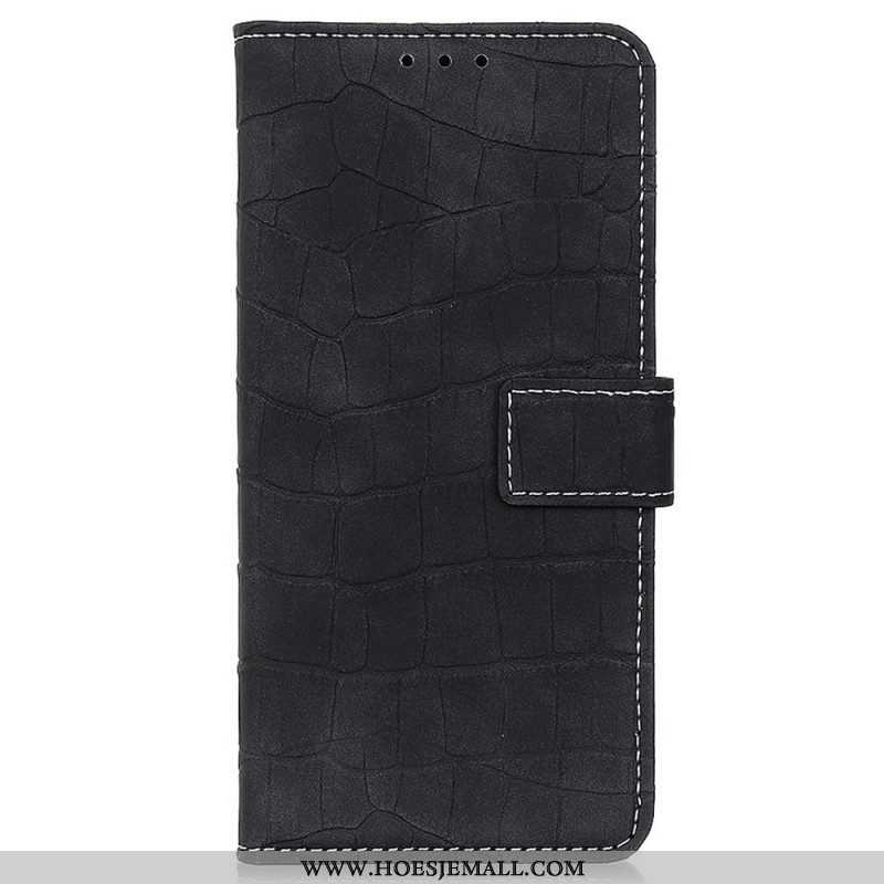 Flip Case voor Samsung Galaxy M23 5G Krokodillenhuidstijl