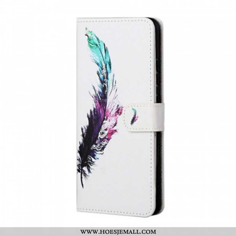 Flip Case voor Samsung Galaxy M23 5G Met Ketting Veer Met Koord