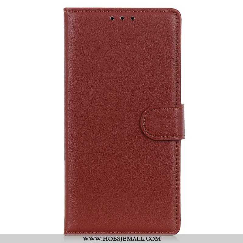 Folio-hoesje voor Samsung Galaxy M23 5G Traditionele Leerstijl