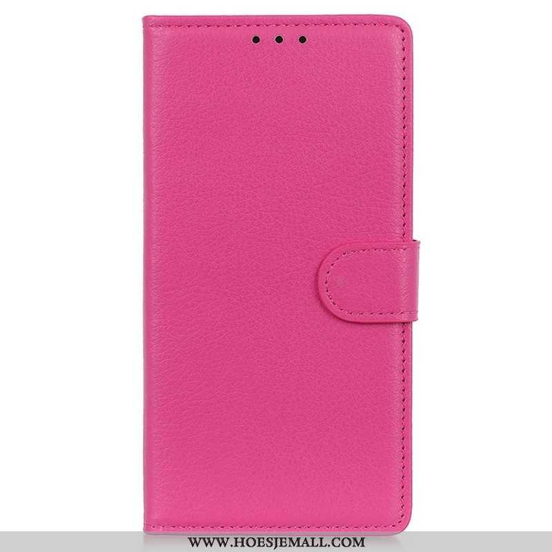 Folio-hoesje voor Samsung Galaxy M23 5G Traditionele Leerstijl