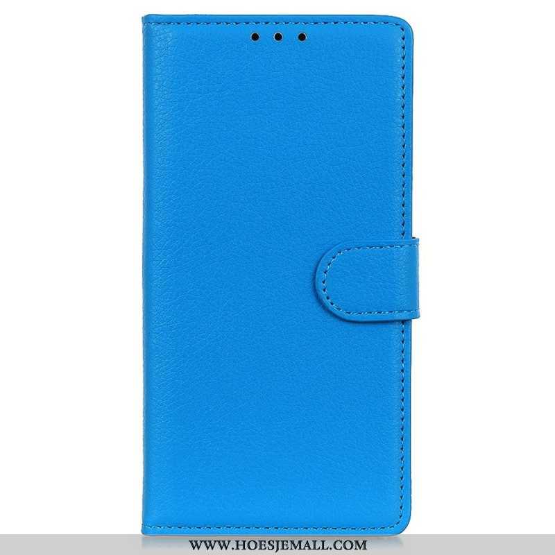 Folio-hoesje voor Samsung Galaxy M23 5G Traditionele Leerstijl