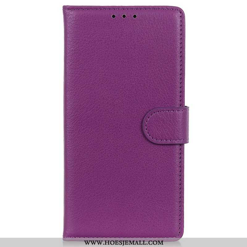 Folio-hoesje voor Samsung Galaxy M23 5G Traditionele Leerstijl