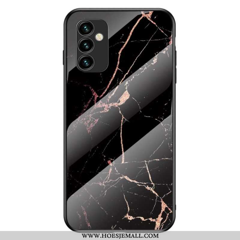 Hoesje voor Samsung Galaxy M23 5G Marmeren Kleuren Gehard Glas