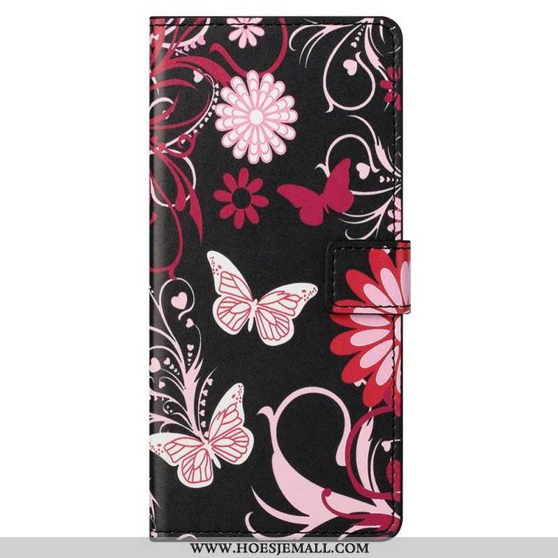 Folio-hoesje voor Samsung Galaxy M23 5G Vlinders Vlinders