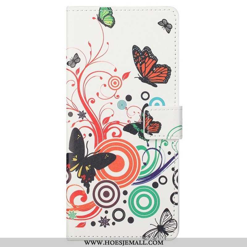 Folio-hoesje voor Samsung Galaxy M23 5G Vlinders Vlinders