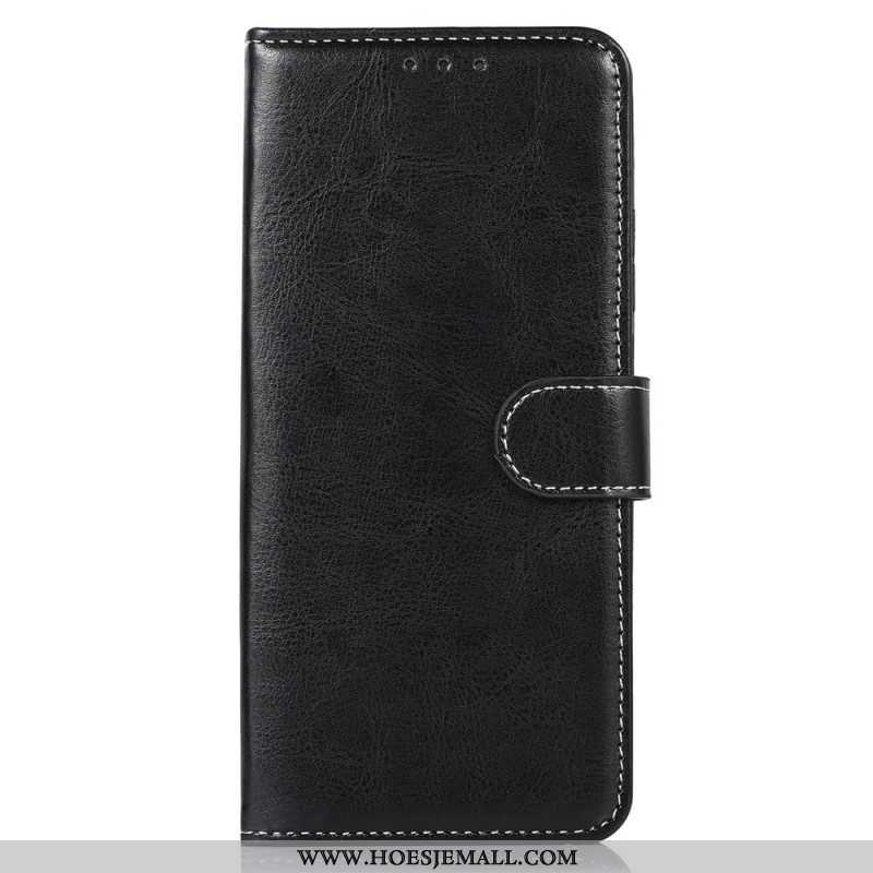 Folio-hoesje voor Samsung Galaxy M23 5G Stijl Lederen Stiksels