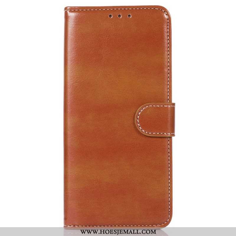 Folio-hoesje voor Samsung Galaxy M23 5G Stijl Lederen Stiksels