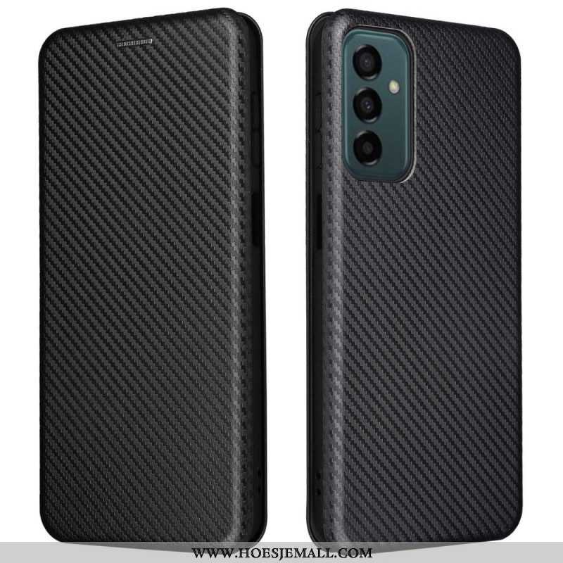 Bescherming Hoesje voor Samsung Galaxy M23 5G Folio-hoesje Koolstofvezel