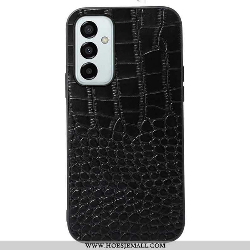 Hoesje voor Samsung Galaxy M23 5G Echt Leer Met Krokodiltextuur