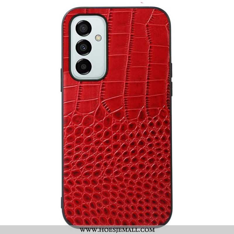 Hoesje voor Samsung Galaxy M23 5G Echt Leer Met Krokodiltextuur