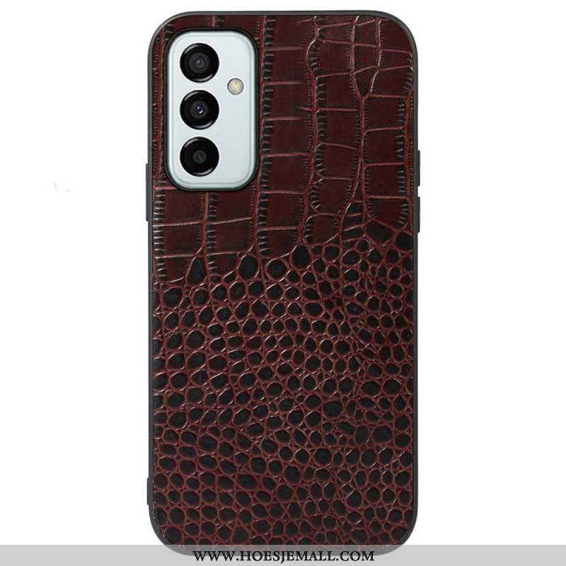 Hoesje voor Samsung Galaxy M23 5G Echt Leer Met Krokodiltextuur