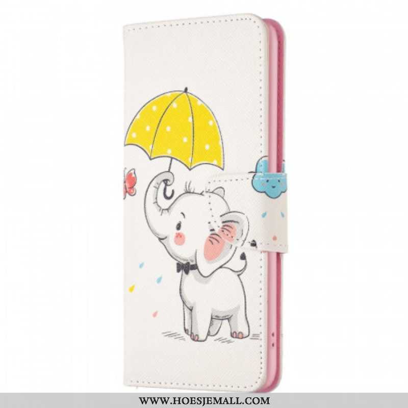 Folio-hoesje voor Samsung Galaxy M23 5G Baby Olifant