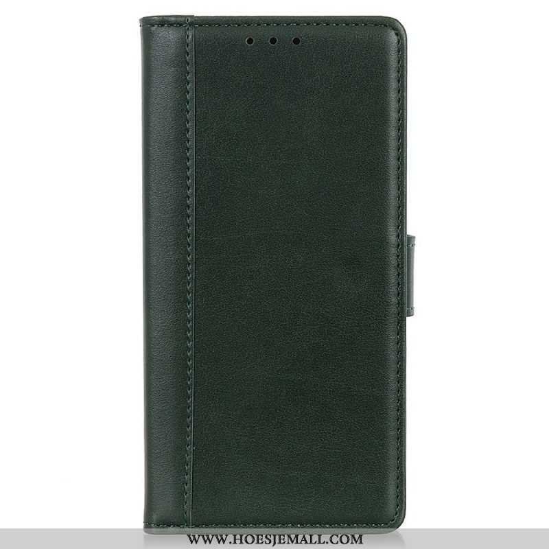 Folio-hoesje voor Samsung Galaxy M23 5G Leren Styling