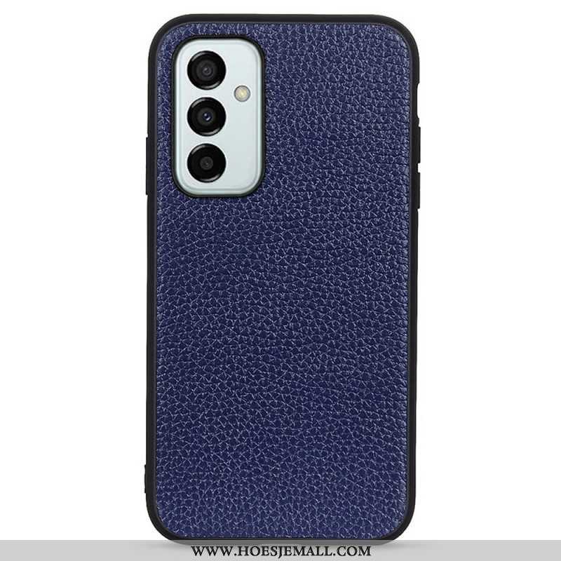 Telefoonhoesje voor Samsung Galaxy M23 5G Echt Litchi-leer