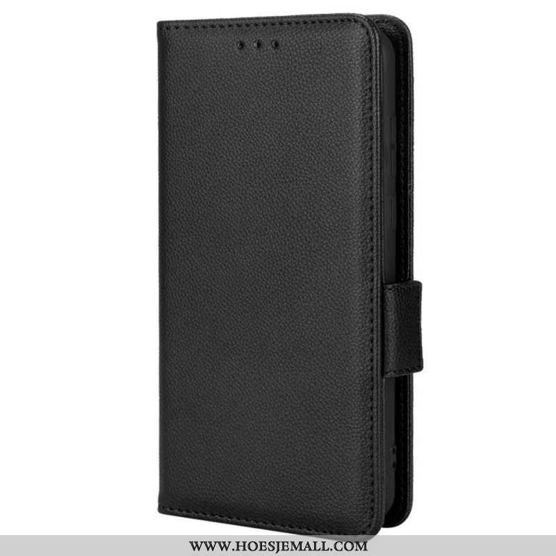 Folio-hoesje voor Samsung Galaxy M23 5G Lychee Lederen Stijl