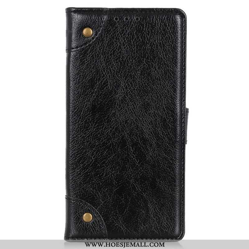 Folio-hoesje voor Samsung Galaxy M23 5G Vintage Nappaleer