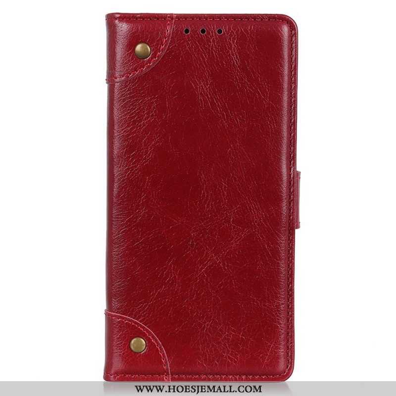 Folio-hoesje voor Samsung Galaxy M23 5G Vintage Nappaleer