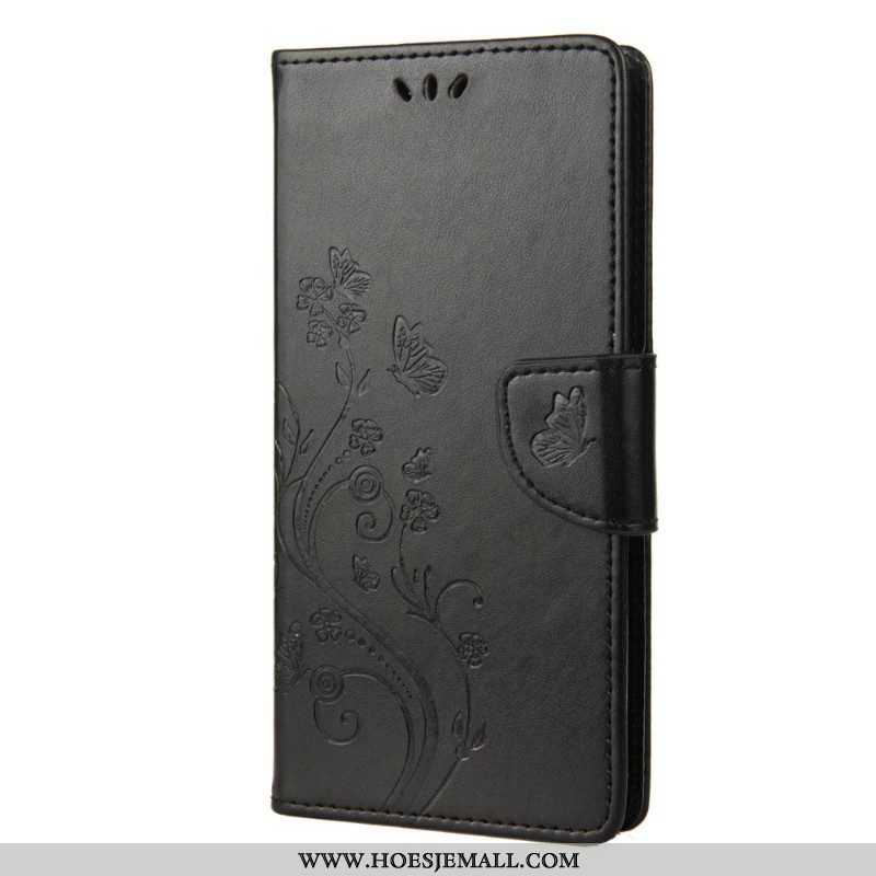 Folio-hoesje voor Samsung Galaxy M23 5G Vlinders En Bloemen