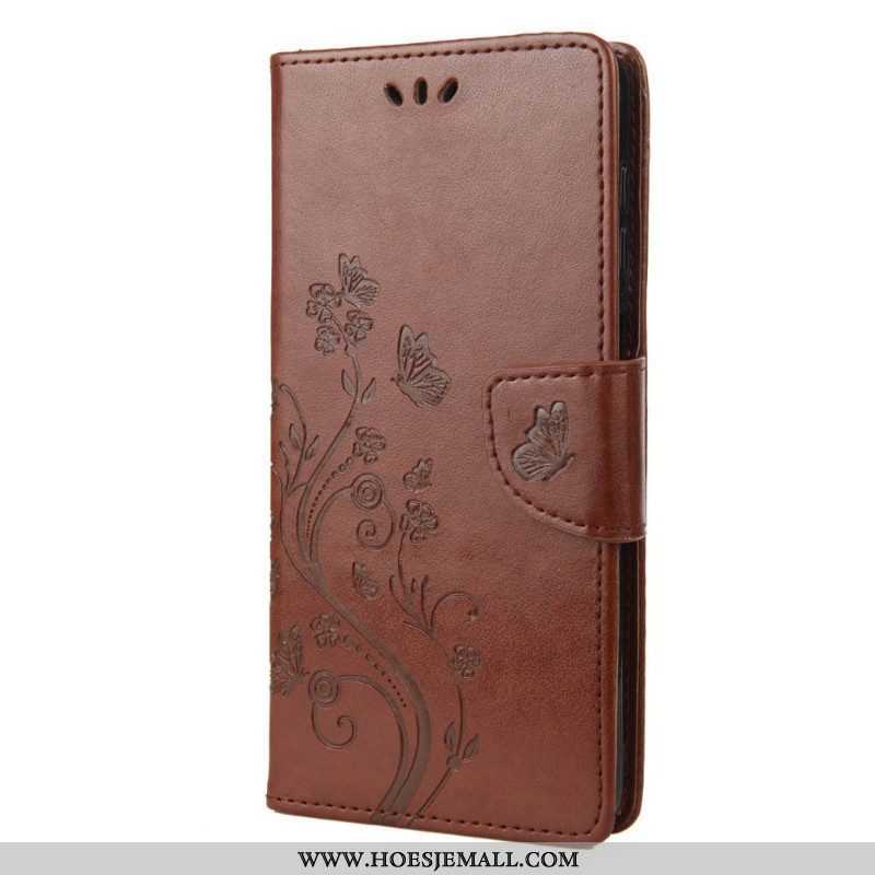 Folio-hoesje voor Samsung Galaxy M23 5G Vlinders En Bloemen