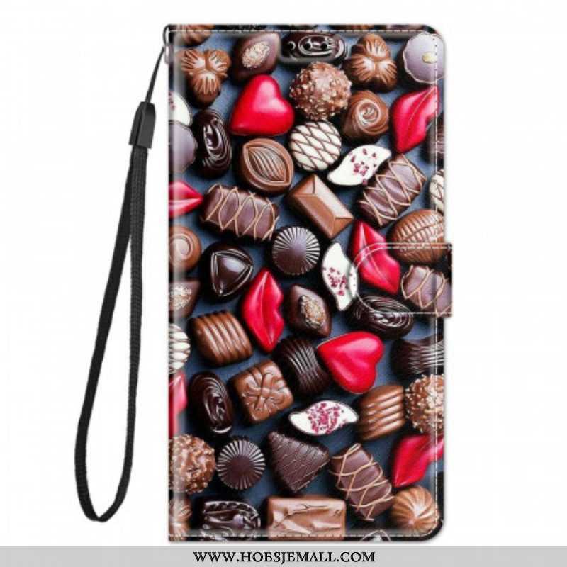 Leren Hoesje voor Samsung Galaxy M23 5G Chocolade