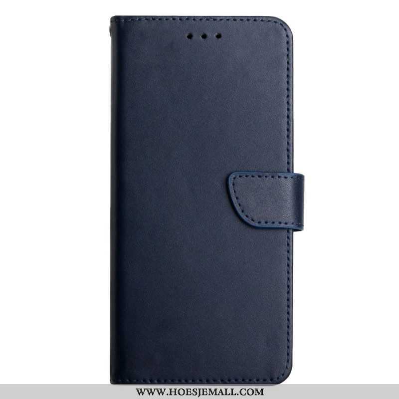 Folio-hoesje voor Samsung Galaxy M23 5G Echt Nappaleer