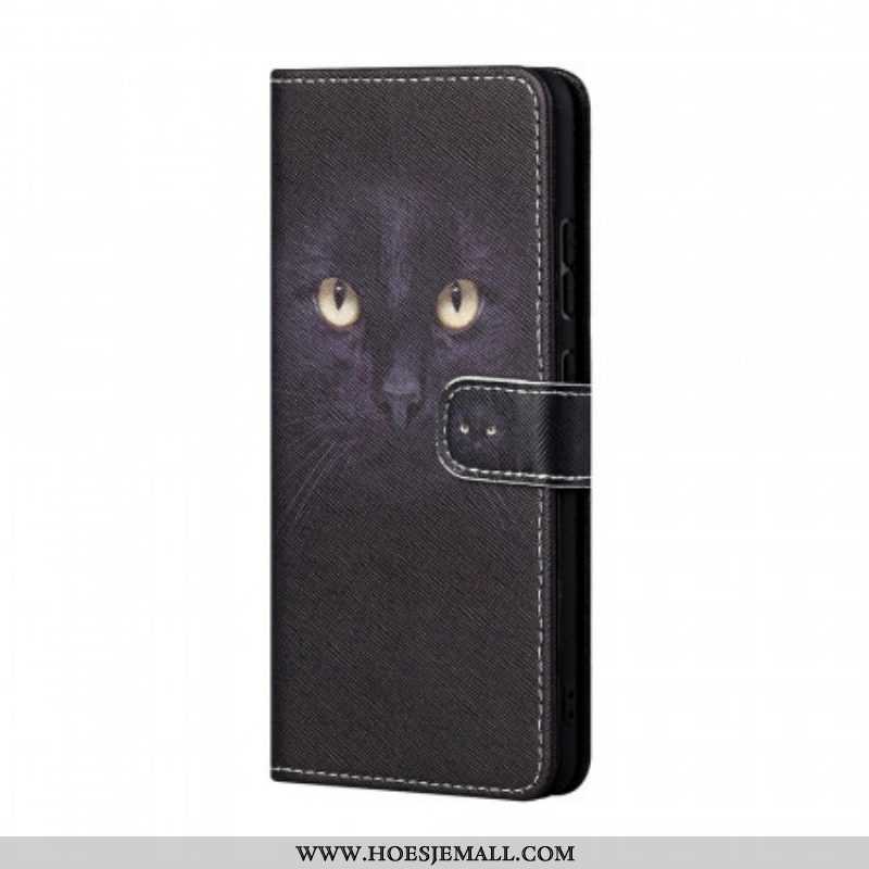 Flip Case voor Samsung Galaxy M23 5G Met Ketting String Kat