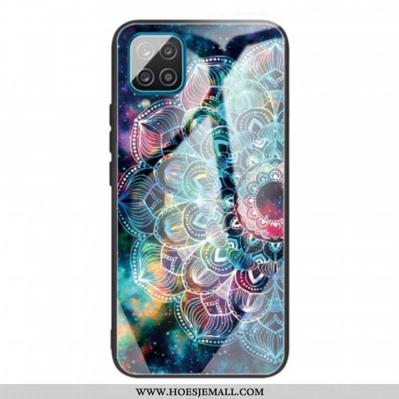 Hoesje voor Samsung Galaxy M32 Mandala Gehard Glas