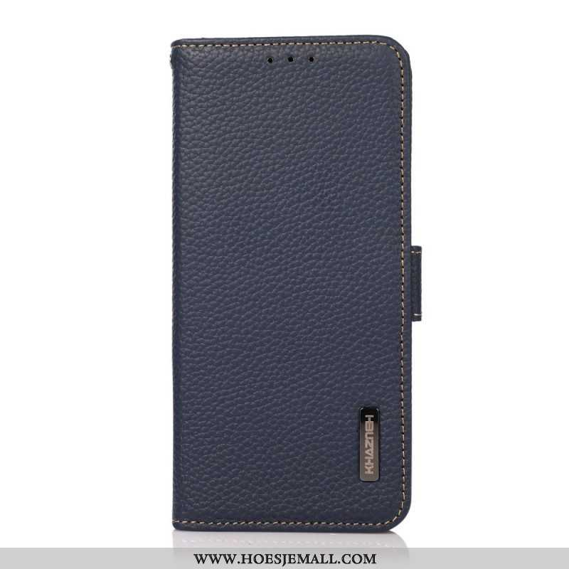 Folio-hoesje voor Samsung Galaxy M32 Lychee Leer Khazneh Rfid