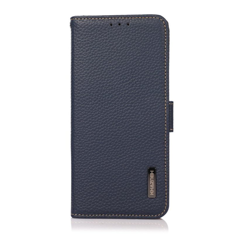 Folio-hoesje voor Samsung Galaxy M32 Lychee Leer Khazneh Rfid