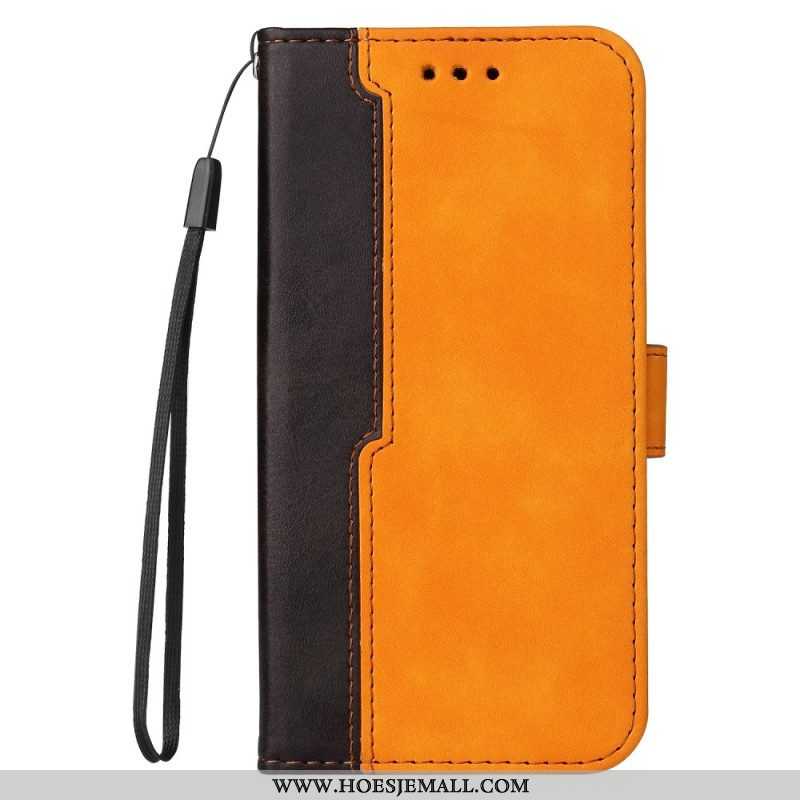 Folio-hoesje voor Samsung Galaxy M32 Twee Toon